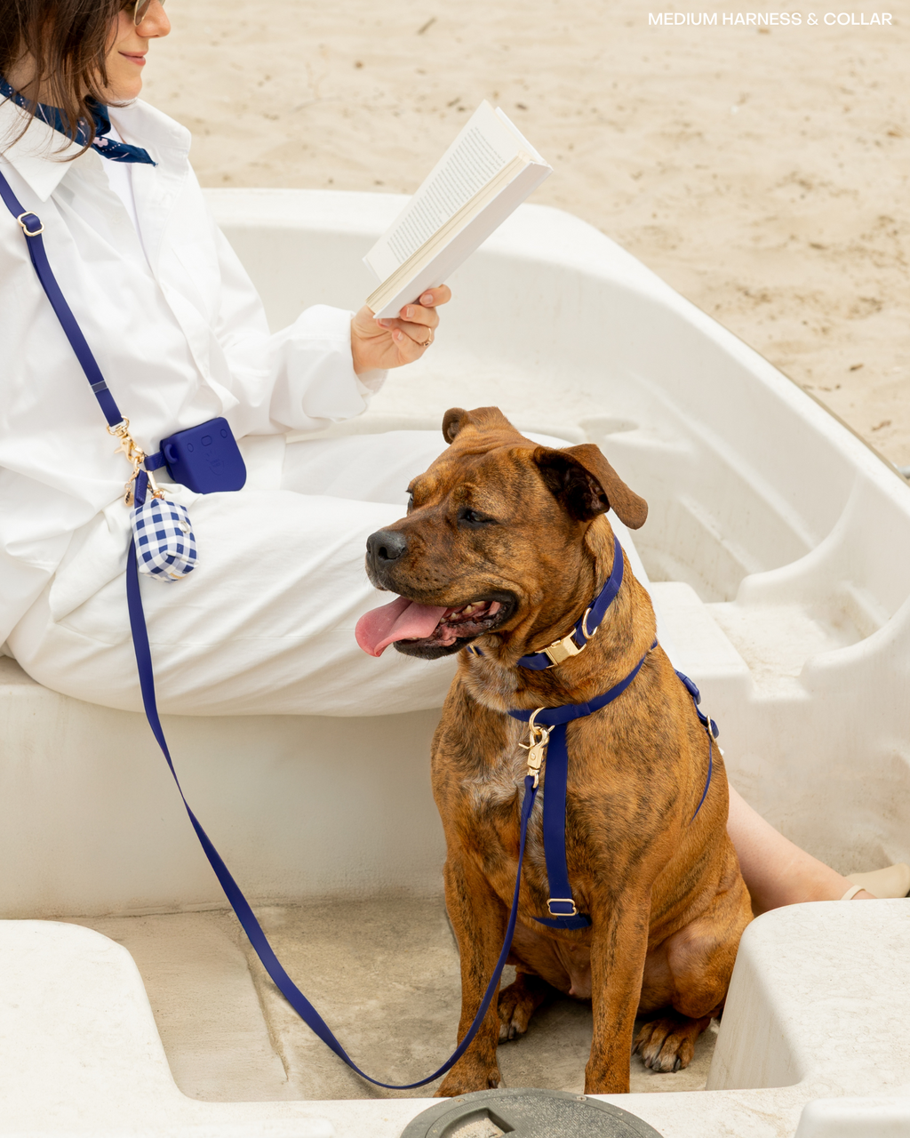 Signature Navy Waterproof Dog Collar