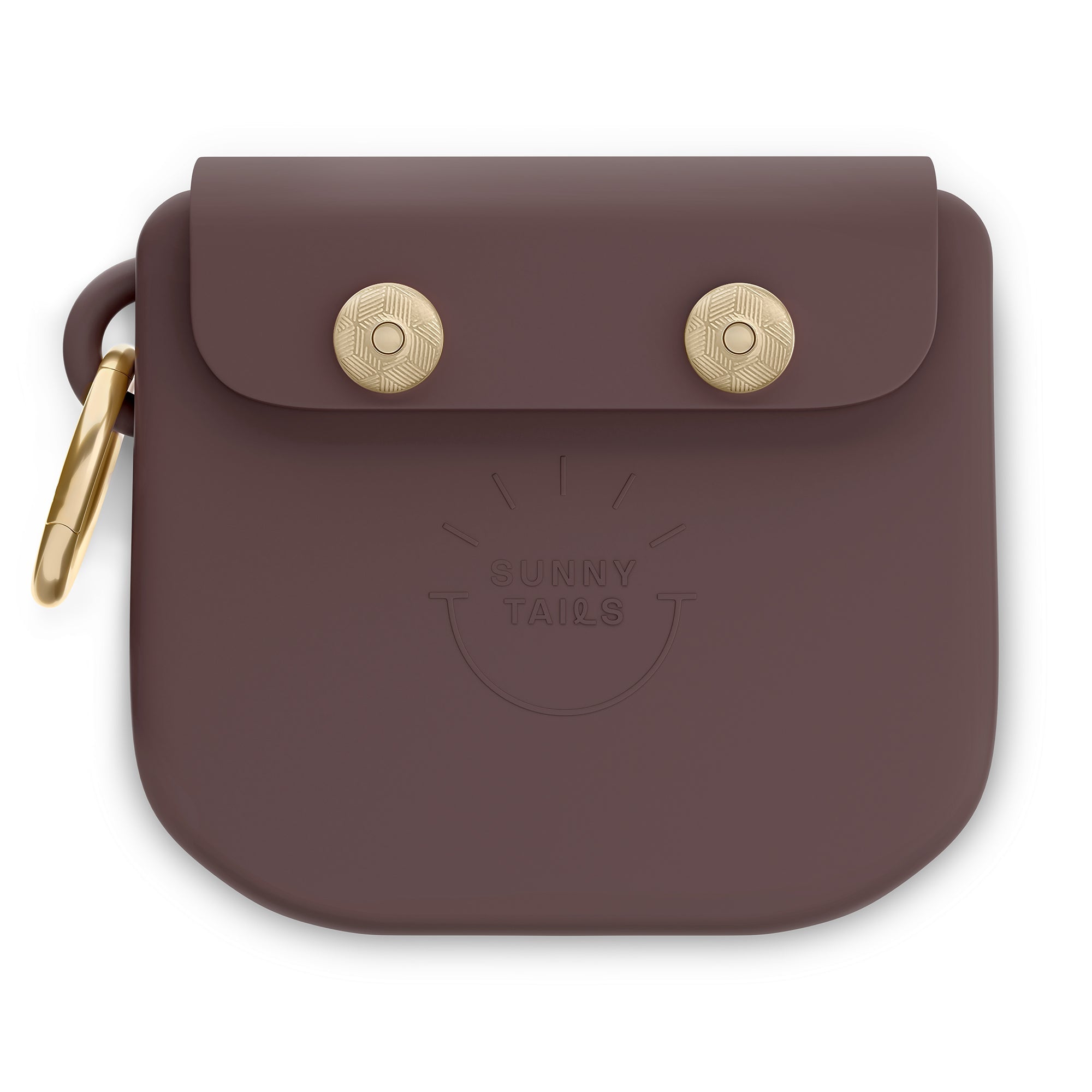 Espresso Brown Snap Dog Treat Pouch
