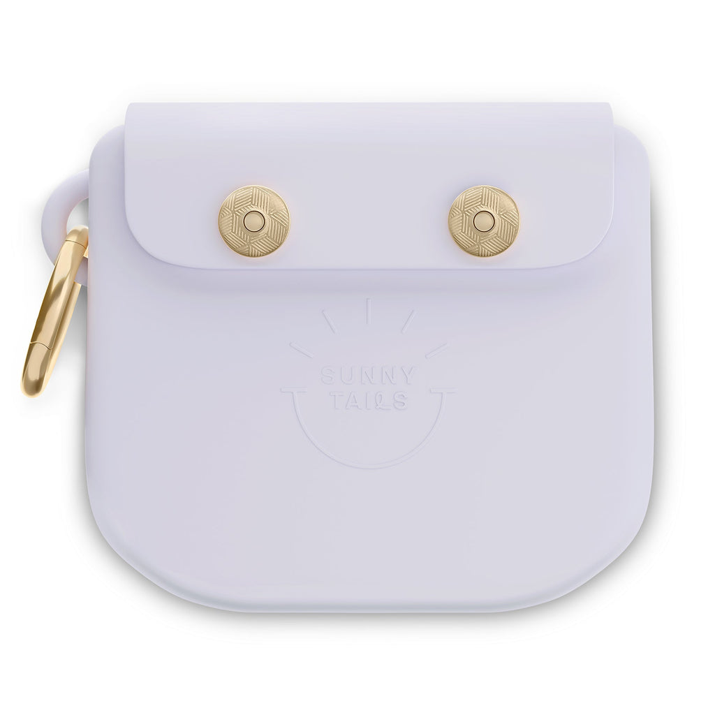 Lavender Haze Snap Dog Treat Pouch