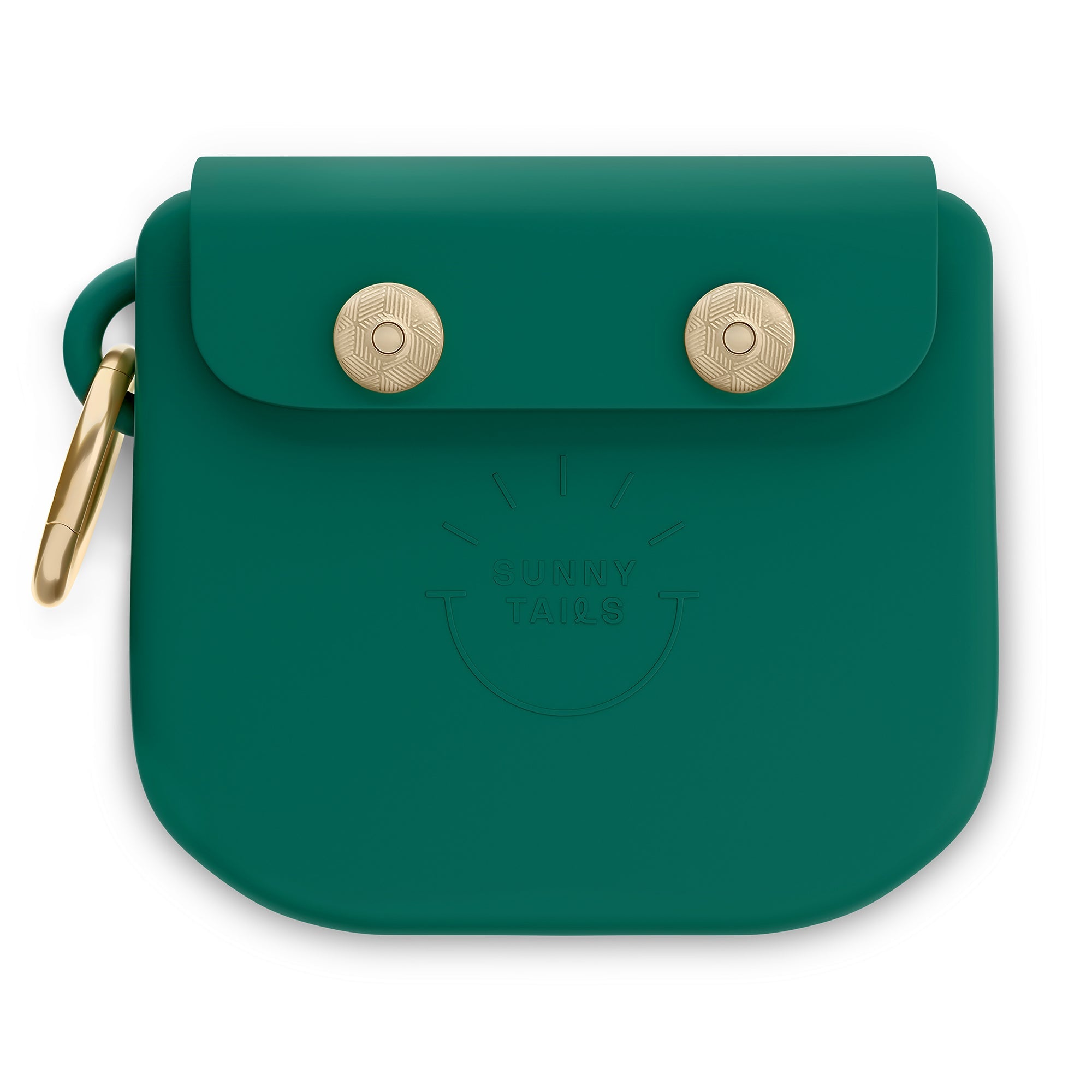 Meadow Green Snap Dog Treat Pouch