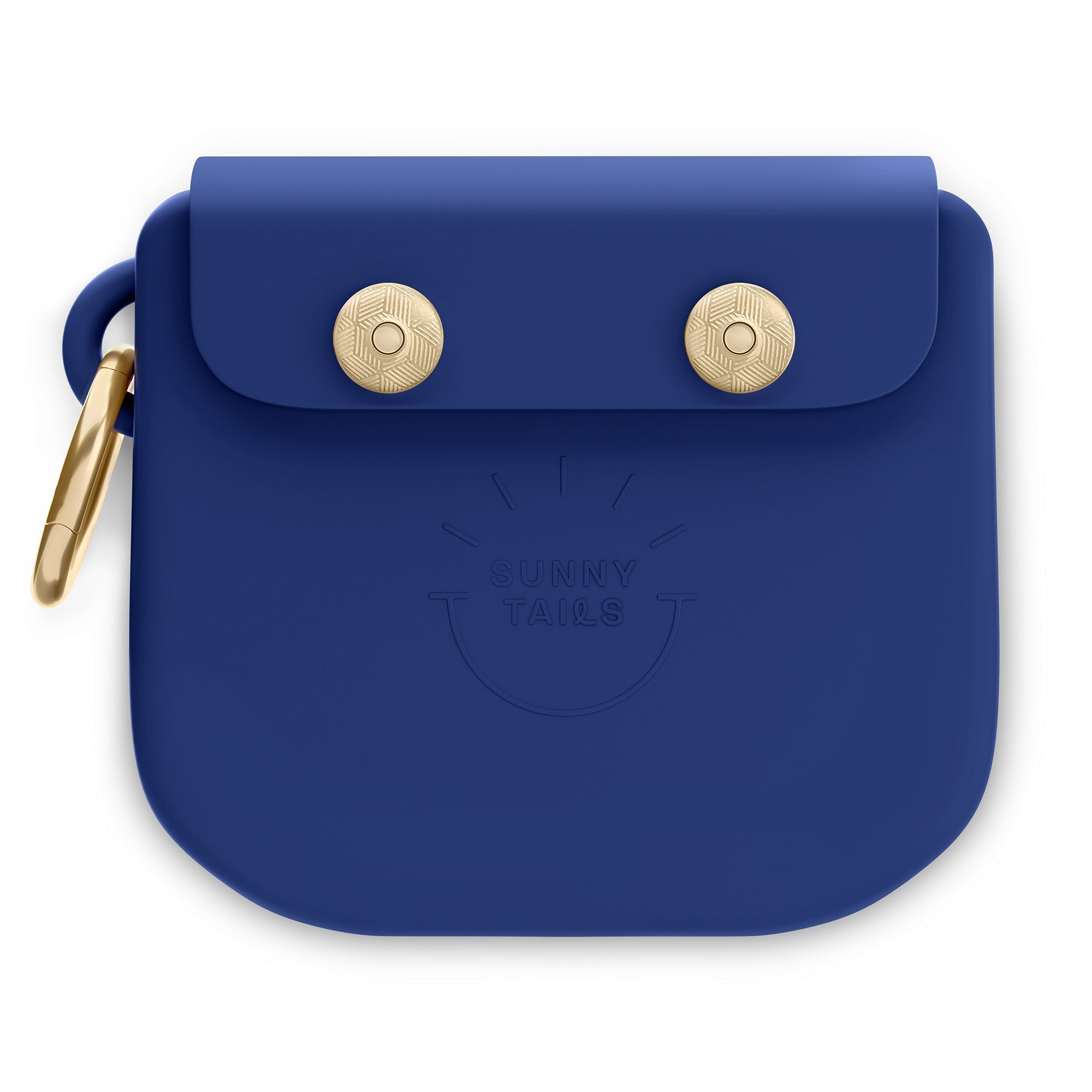 Signature Navy Snap Dog Treat Pouch